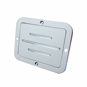 All American Billet Ball Milled Gas Door, Polished