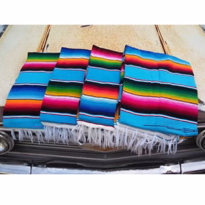 Serape Style Mexican Blanket